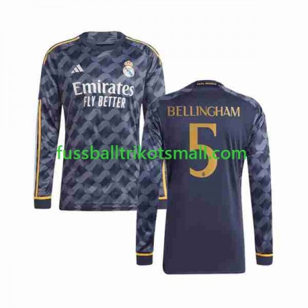 Fußballtrikots Real Madrid Jude Bellingham 5 2023-2024 Langarm Auswärts-trikot kaufen